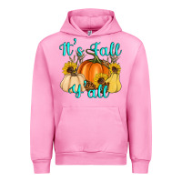 Fuchsia Pink it's fall y'all Urban Hoodie - Artiststas
