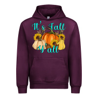 Mauve Wine it's fall y'all Urban Hoodie - Artiststas