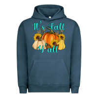 Pigment Midnight Navy it's fall y'all Urban Hoodie - Artiststas