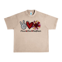 French Oak peace love sunflower Urban Heavy Tee - Bettercallsaul