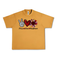 Peanut Butter peace love sunflower Urban Heavy Tee - Bettercallsaul