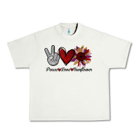 Pistachio peace love sunflower Urban Heavy Tee - Bettercallsaul