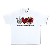 White peace love sunflower Urban Heavy Tee - Bettercallsaul