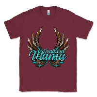 Burgundy Southern Mama Classic Tee - JahusDesignShop