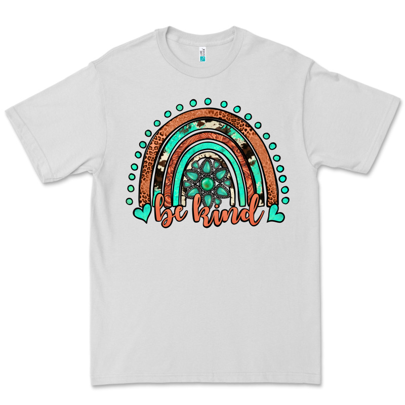 Be Kind Western Turquoise Rainbow Premium Tee by JahusDesignShop | Teevron
