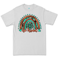 Dove Grey be kind western turquoise rainbow Premium Tee - JahusDesignShop