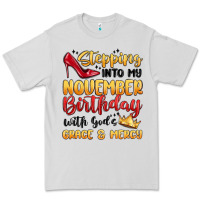 Dove Grey stepping into my november birthday Premium Tee - MaliasSmallBusiness