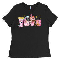 Unicorn Coffee Cups Ladies Tee | Teevron
