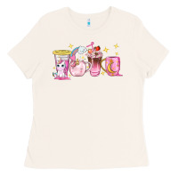 Bone unicorn coffee cups Ladies Tee - NancyCooperArtShop
