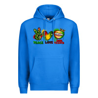 True Royal Peace love Juneteenth Premium Hoodie - FaDigitalArtStudio