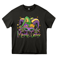 Asphalt mardi gras Heavy Core Tee - MaliasSmallBusiness