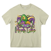 Mossy mardi gras Heavy Core Tee - MaliasSmallBusiness