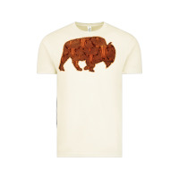 Vintage Arctic Bison Silhouette Red Skull Vintage Tee - Bettercallsaul
