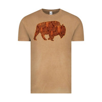 Vintage Camel Bison Silhouette Red Skull Vintage Tee - Bettercallsaul