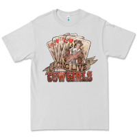 Dove Grey long live cowgirls cards Premium Tee - NancyCooperArtShop