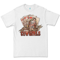 White long live cowgirls cards Premium Tee - NancyCooperArtShop