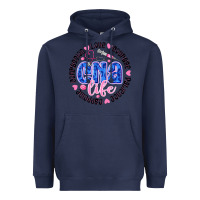 Navy CNA Life Heavyweight Hoodie - CowhideDigitalArt