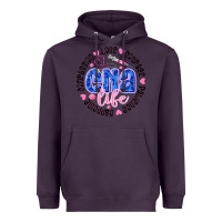Plum CNA Life Heavyweight Hoodie - CowhideDigitalArt