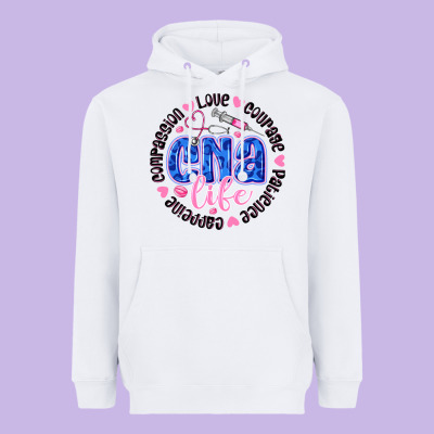 Cna Life Heavyweight Hoodie Designed By Cowhidedigitalart
