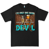 Black im only one drink Premium Tee - NancyCooperArtShop