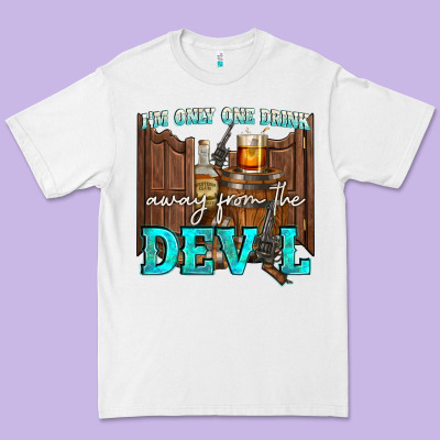 Im Only One Drink Premium Tee Designed By Nancycooperartshop