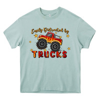 Arona easily distracted by trucks Heavy Core Tee - MaliasSmallBusiness