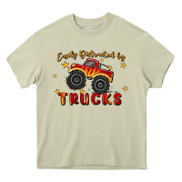 Mossy easily distracted by trucks Heavy Core Tee - MaliasSmallBusiness