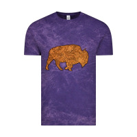 Cloud Purple Western Vintage Bison Silhouette Vintage Tee - Bettercallsaul