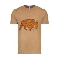 Vintage Camel Western Vintage Bison Silhouette Vintage Tee - Bettercallsaul