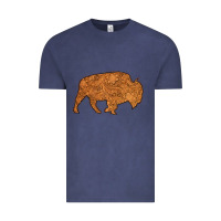 Vintage Denim Western Vintage Bison Silhouette Vintage Tee - Bettercallsaul