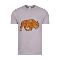 Vintage Zinc Western Vintage Bison Silhouette Vintage Tee - Bettercallsaul