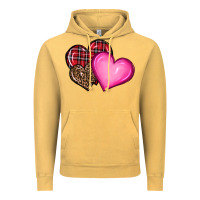Vintage Mustard valentine's day hearts Vintage Hoodie - RanaPortraitStore