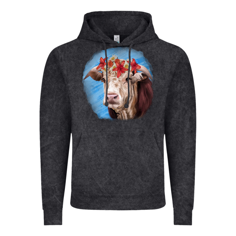 Hereford Bull Vintage Hoodie by RanaPortraitStore | Teevron