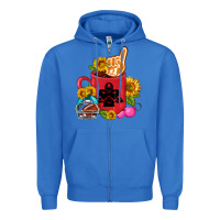 True Royal Western Football Coffee cup Zipper Hoodie - FaDigitalArtStudio