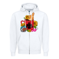 Western Football Coffee Cup Zipper Hoodie | Teevron