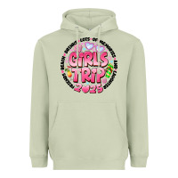 Matcha Grils Trip 2025 Heavyweight Hoodie - CowhideDigitalArt