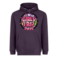Plum Grils Trip 2025 Heavyweight Hoodie - CowhideDigitalArt