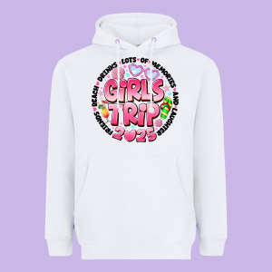 Grils Trip 2025 Heavyweight Hoodie Designed By Cowhidedigitalart