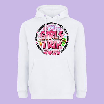 Grils Trip 2025 Heavyweight Hoodie Designed By Cowhidedigitalart
