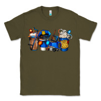 Army Green police coffee Classic Tee - Jasminsmagicworld