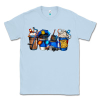 Dusty Blue police coffee Classic Tee - Jasminsmagicworld