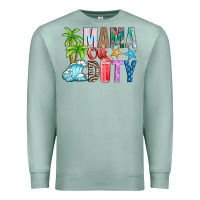 Seafoam Mama Of Duty Premium Sweatshirt - CowhideDigitalArt