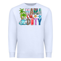 White Mama Of Duty Premium Sweatshirt - CowhideDigitalArt