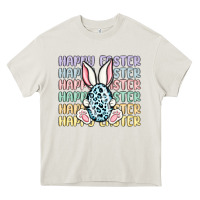 Cream happy easter Heavy Core Tee - MaliasSmallBusiness
