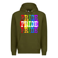 Army Green Pride pride pride Premium Hoodie - FaDigitalArtStudio