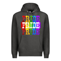 Charcoal Heather Pride pride pride Premium Hoodie - FaDigitalArtStudio