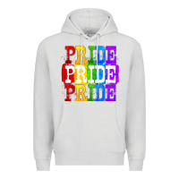 Dove Grey Pride pride pride Premium Hoodie - FaDigitalArtStudio