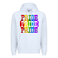 White Pride pride pride Premium Hoodie - FaDigitalArtStudio