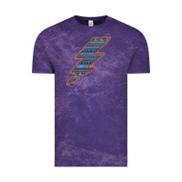 Cloud Purple Western Orange Border Aztec Lightning Vintage Tee - Bettercallsaul