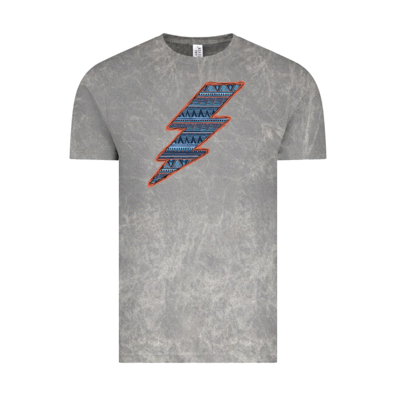 Western Orange Border Aztec Lightning Vintage Tee by Bettercallsaul | Teevron